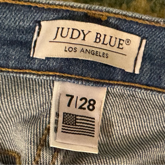 Women’s Judy Blue High Rise Tapered Relaxed Skinny fit Mom Jeans 7/28 30 x 28 - Picture 3 of 6
